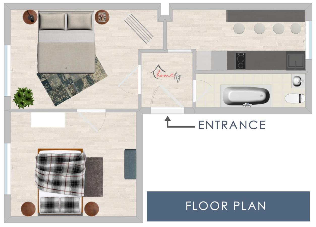 Homefy Apartment Blueberry - Nahe City - Netflix 에센 외부 사진